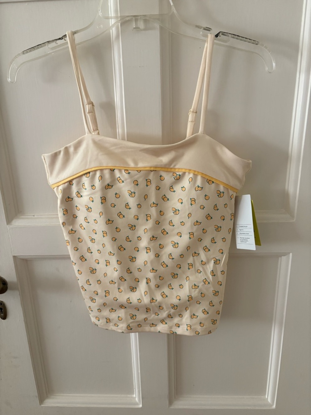 Lemon Print Active Top